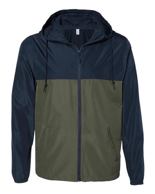 Independent Trading Co. Men's Lightweight Windbreaker Full-Zip Jacket Independent Trading Co.