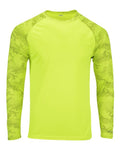 Paragon Men's Cayman Performance Colorblocked Long Sleeve T-Shirt Paragon
