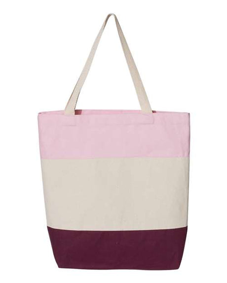 Q-Tees Tri-Color Tote Q-Tees