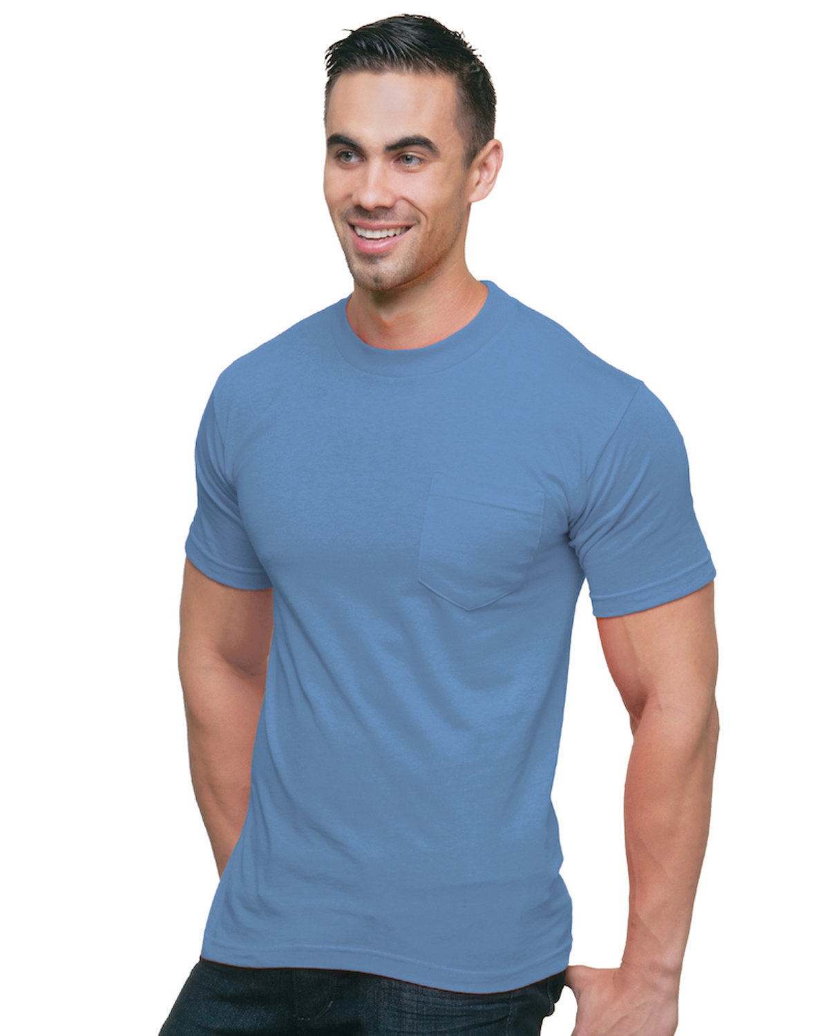 Bayside Unisex Union-Made 6.1 oz. Cotton Pocket T-Shirt Bayside