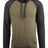 Burnside Men's Yarn-Dyed Hooded Raglan T-Shirt Burnside