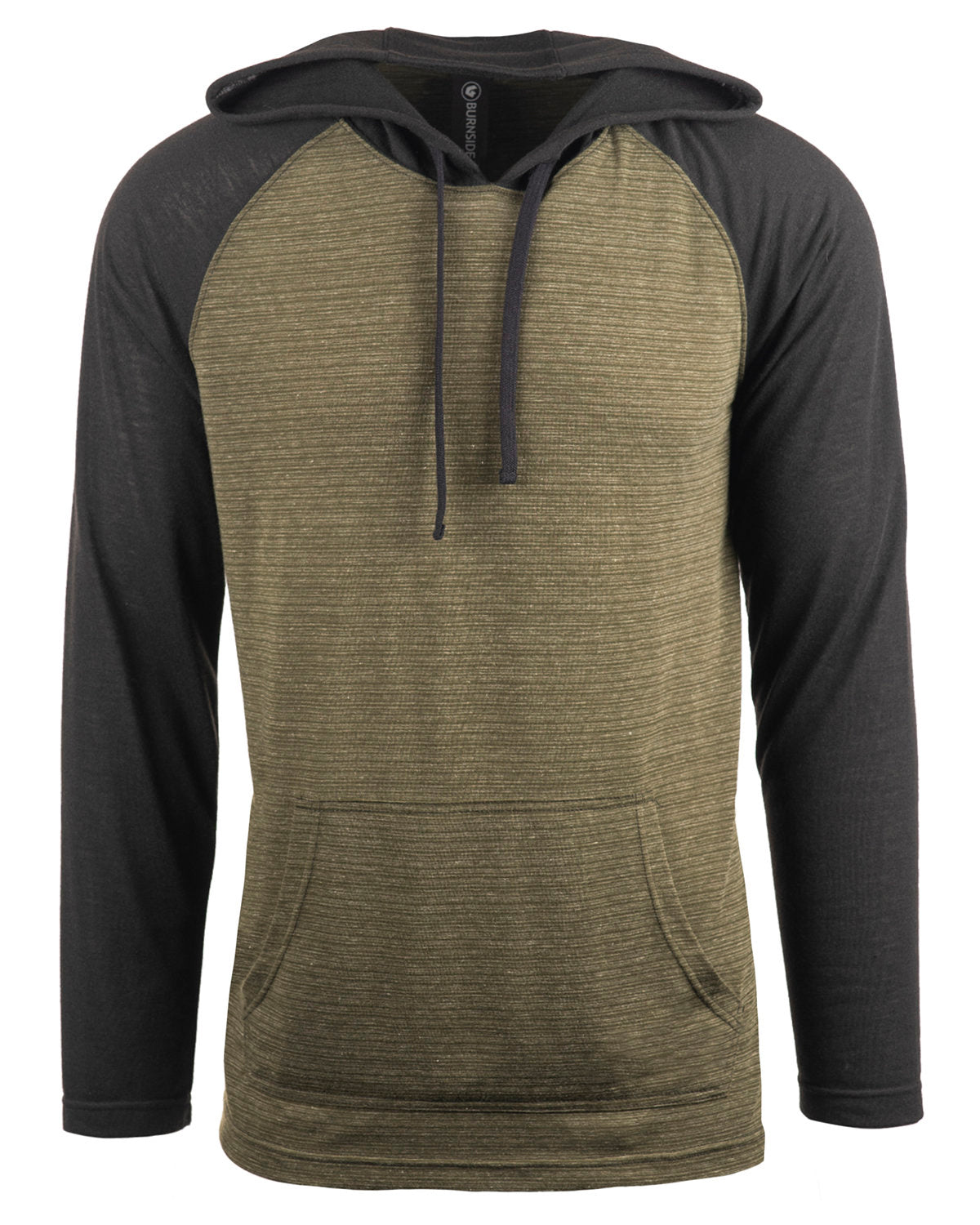 Burnside Men's Yarn-Dyed Hooded Raglan T-Shirt Burnside