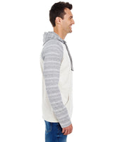 Burnside Men's Yarn-Dyed Hooded Raglan T-Shirt Burnside