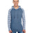Burnside Men's Yarn-Dyed Hooded Raglan T-Shirt Burnside