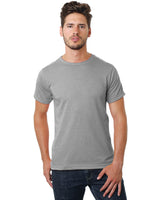 Bayside Men's Fine Jersey Long Sleeve Crewneck T-Shirt Bayside