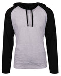Burnside Men's Yarn-Dyed Hooded Raglan T-Shirt Burnside
