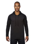 Burnside Men's Yarn-Dyed Hooded Raglan T-Shirt Burnside