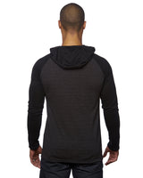 Burnside Men's Yarn-Dyed Hooded Raglan T-Shirt Burnside