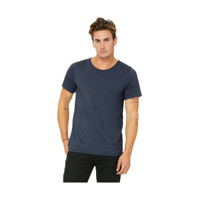 BELLA + CANVAS Men's Jersey Raw Neck T-Shirt-1