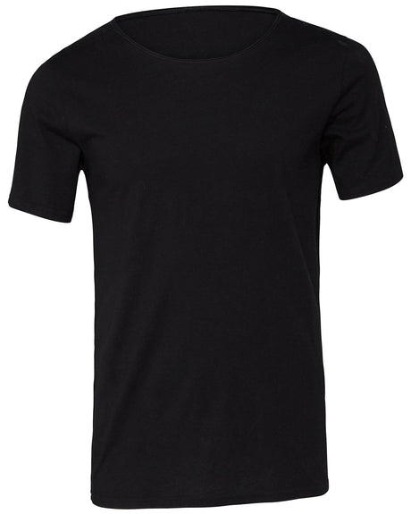 BELLA + CANVAS Men's Jersey Raw Neck T-Shirt Mens Apparel Shirts & Tops