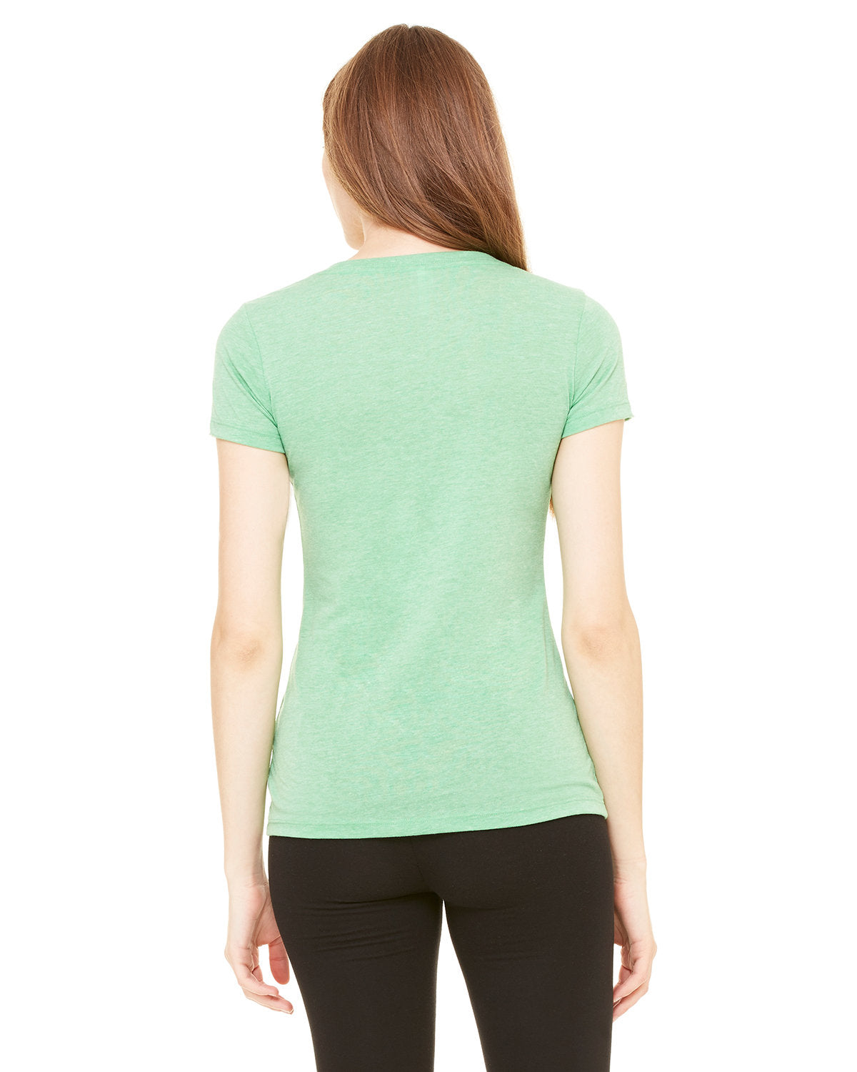 BELLA + CANVAS Ladies' Triblend Short-Sleeve Deep V-Neck T-Shirt
