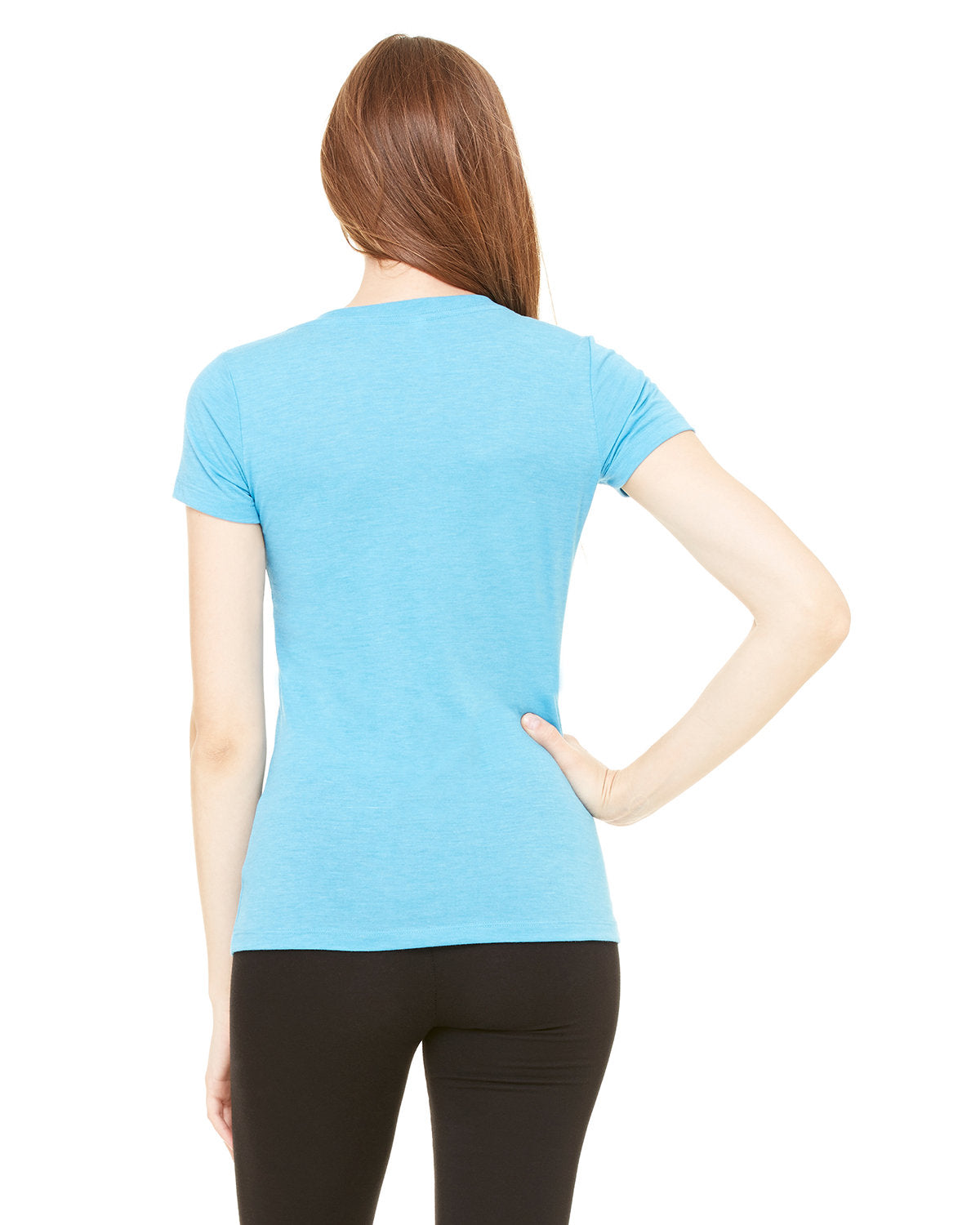 BELLA + CANVAS Ladies' Triblend Short-Sleeve Deep V-Neck T-Shirt