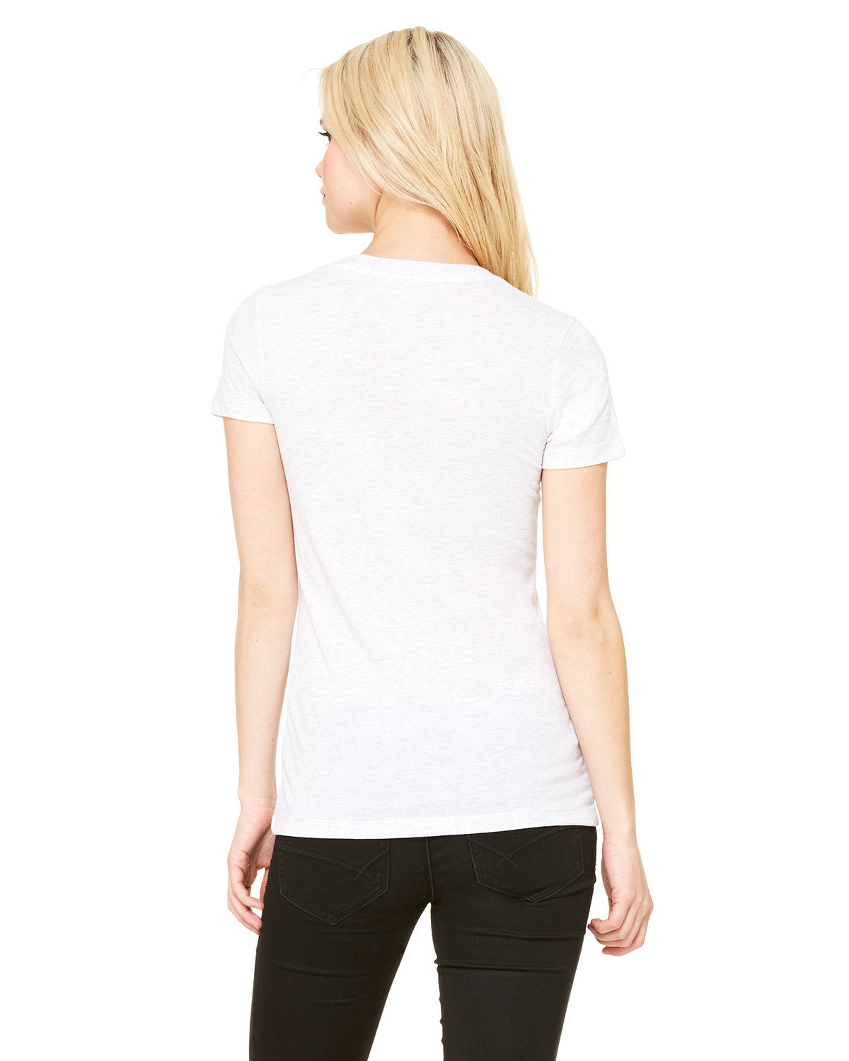 BELLA + CANVAS Ladies' Triblend Short-Sleeve Deep V-Neck T-Shirt