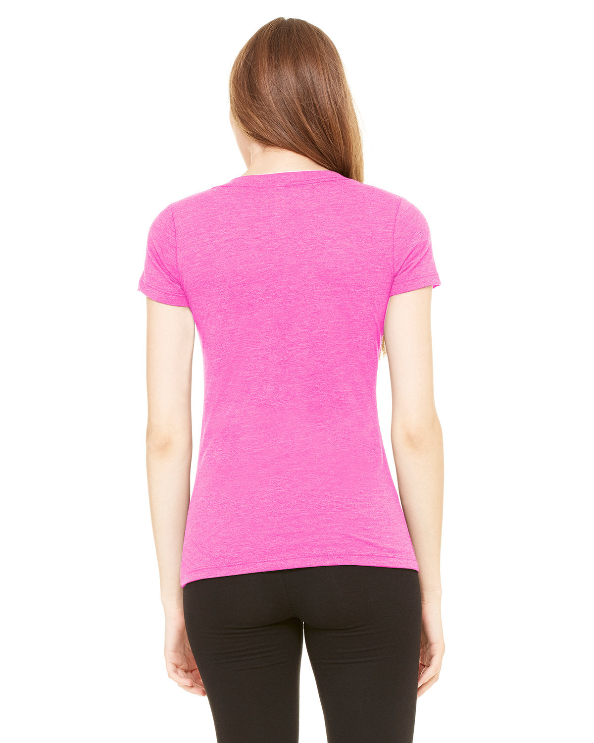 BELLA + CANVAS Ladies' Triblend Short-Sleeve Deep V-Neck T-Shirt