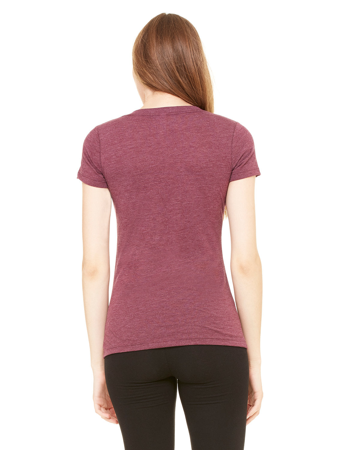BELLA + CANVAS Ladies' Triblend Short-Sleeve Deep V-Neck T-Shirt