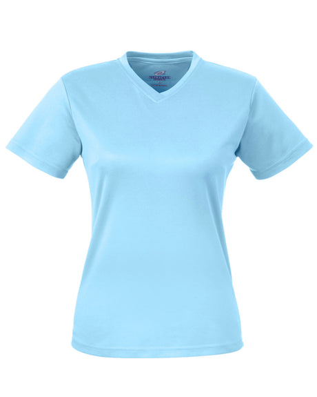 UltraClub Ladies' Cool & Dry Sport V-Neck T-Shirt UltraClub