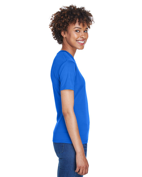 UltraClub Ladies' Cool & Dry Sport V-Neck T-Shirt UltraClub