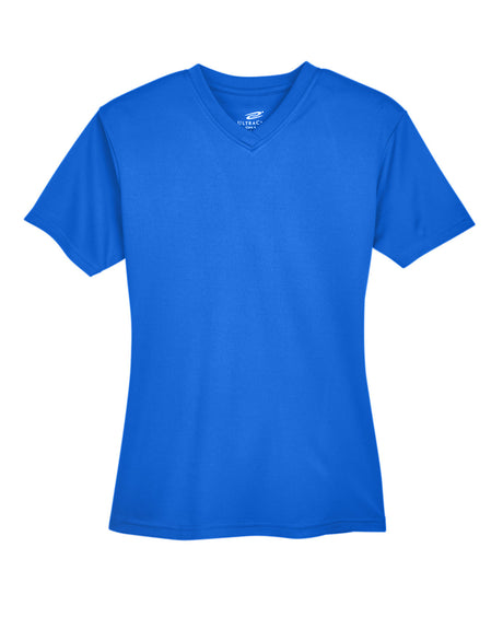 UltraClub Ladies' Cool & Dry Sport V-Neck T-Shirt UltraClub