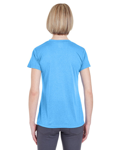 UltraClub Ladies' Cool & Dry Heathered Performance T-Shirt