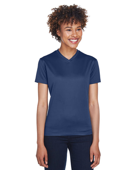 UltraClub Ladies' Cool & Dry Sport V-Neck T-Shirt UltraClub
