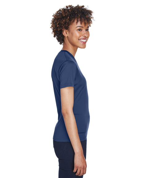 UltraClub Ladies' Cool & Dry Sport V-Neck T-Shirt UltraClub
