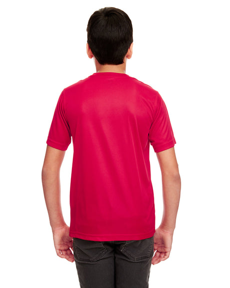 UltraClub Youth Cool & Dry Sport Performance Interlock T-Shirt UltraClub