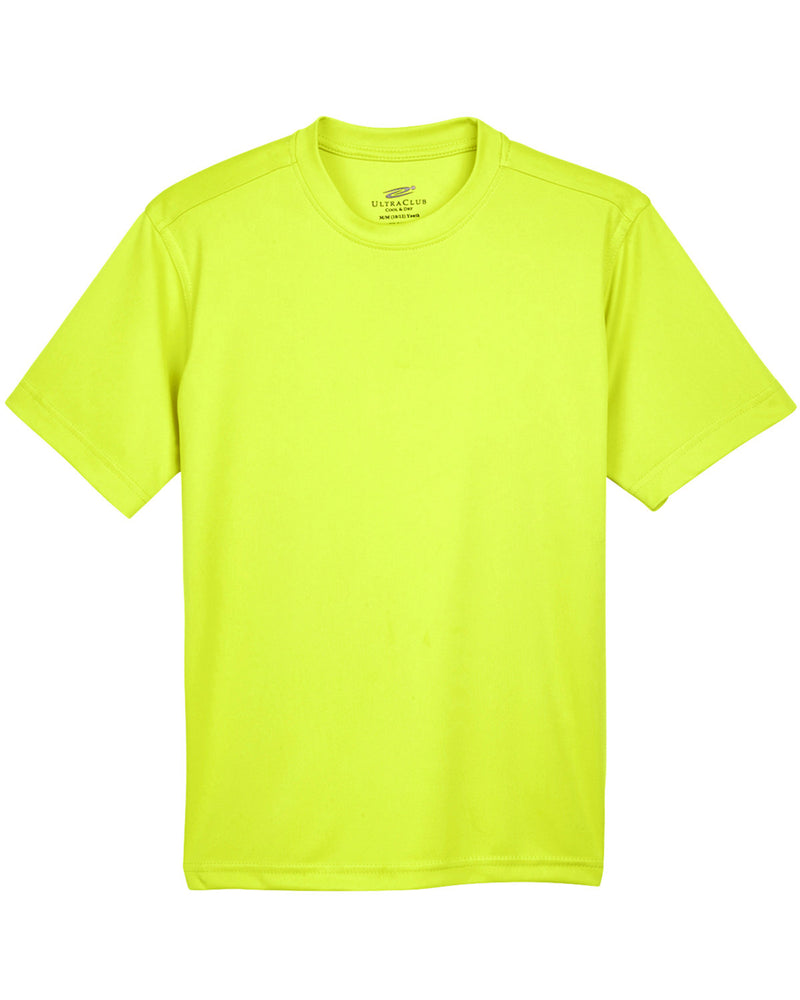 UltraClub Youth Cool & Dry Sport Performance Interlock T-Shirt