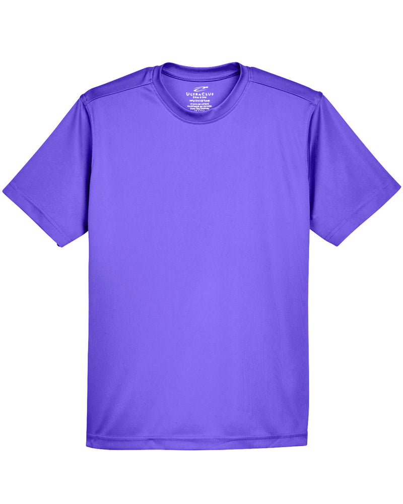 UltraClub Youth Cool & Dry Sport Performance Interlock T-Shirt