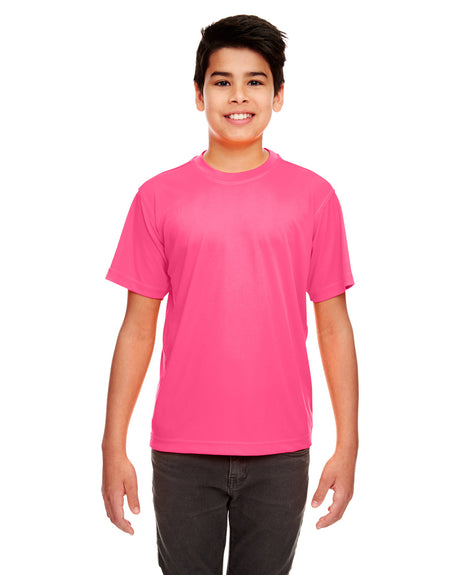 UltraClub Youth Cool & Dry Sport Performance Interlock T-Shirt UltraClub