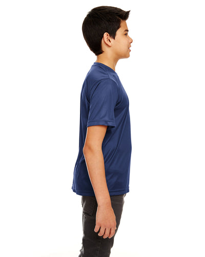 UltraClub Youth Cool & Dry Sport Performance Interlock T-Shirt