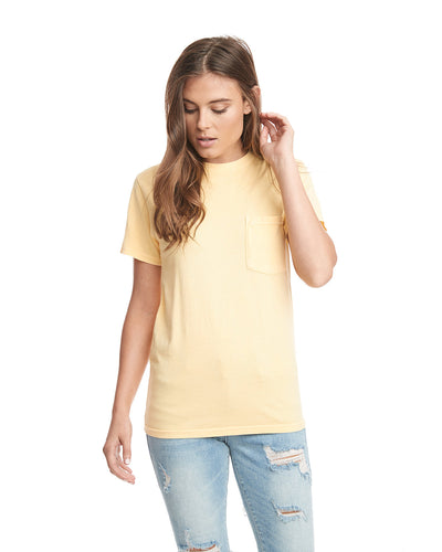 Next Level Apparel Men's Adult Inspired Dye Crew with Pocket