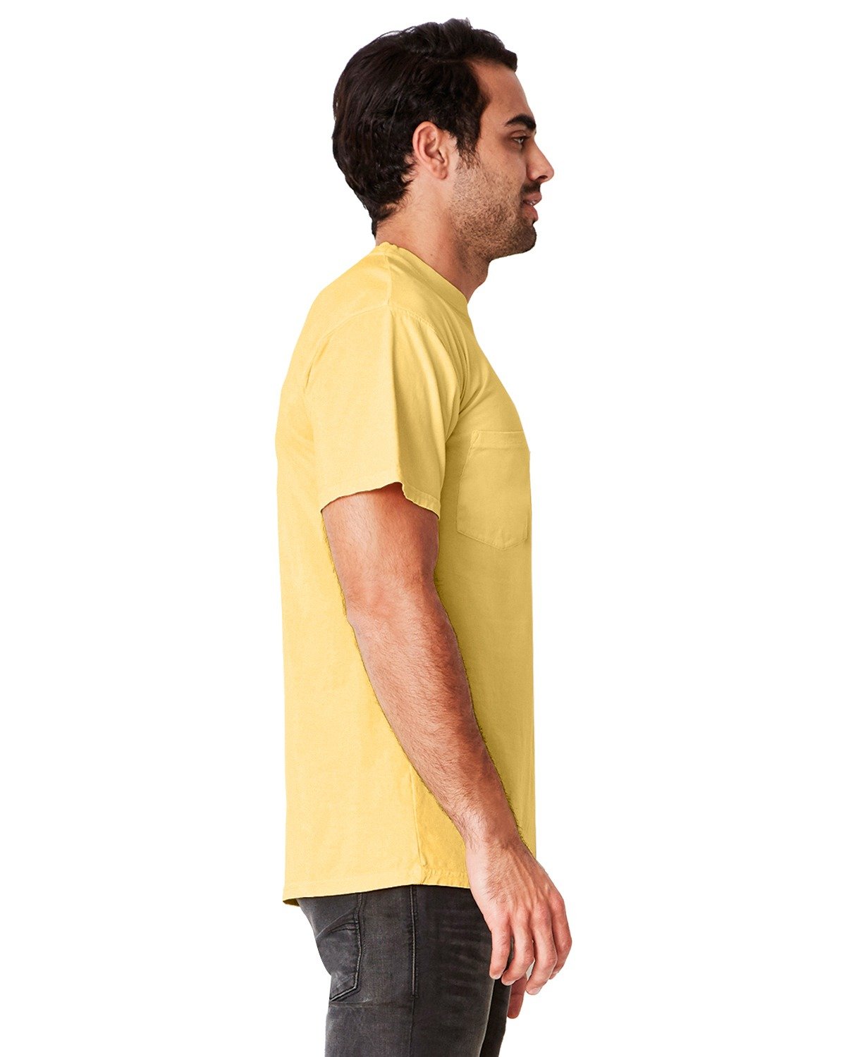 Next Level Apparel Men's Adult Inspired Dye Crew with Pocket Next Level Apparel