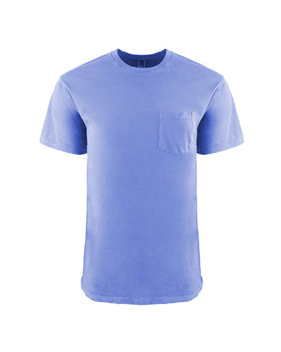 Next Level Apparel Men's Adult Inspired Dye Crew with Pocket