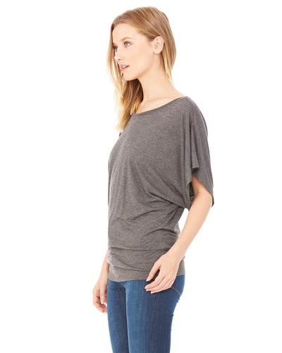 Bella + Canvas Ladies' Flowy Draped Sleeve Dolman T-Shirt