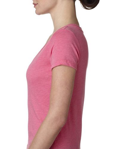 Next Level Women's Triblend Deep V-Neck
