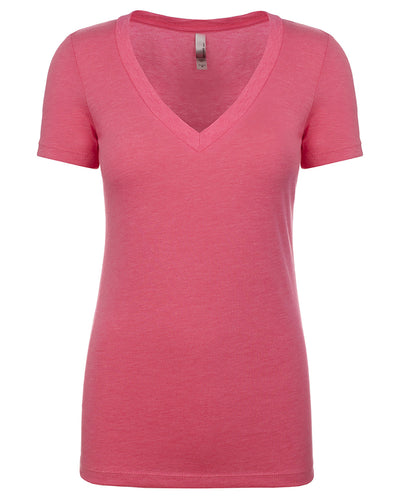 Next Level Women's Triblend Deep V-Neck