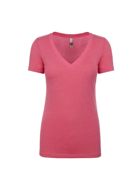 Next Level Women's Triblend Deep V-Neck T-Shirt Next Level