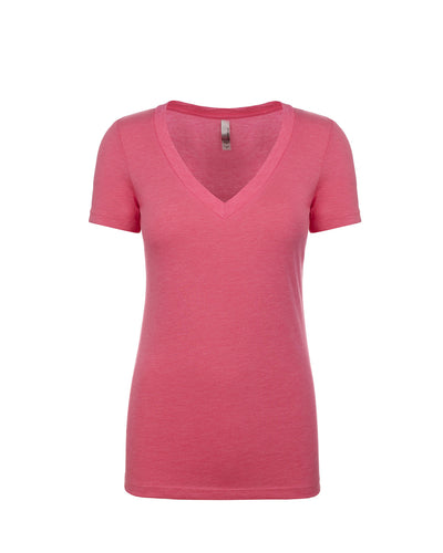 Next Level Women's Triblend Deep V-Neck