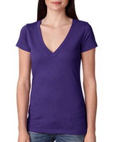 Next Level Women's Triblend Deep V-Neck T-Shirt Next Level