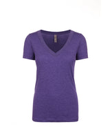 Next Level Women's Triblend Deep V-Neck T-Shirt Next Level