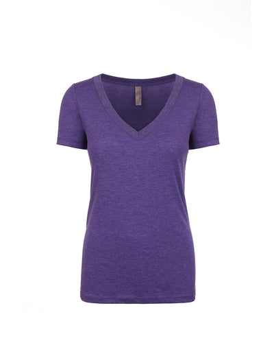 Next Level Women's Triblend Deep V-Neck