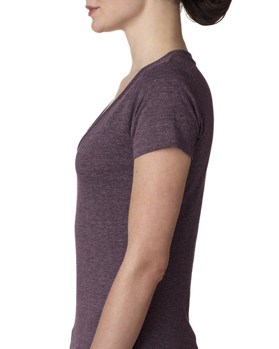 Next Level Women's Triblend Deep V-Neck