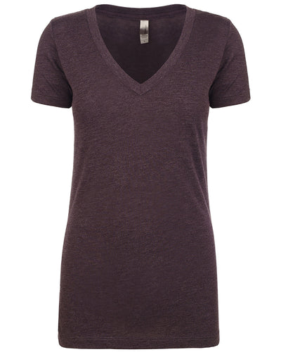 Next Level Women's Triblend Deep V-Neck