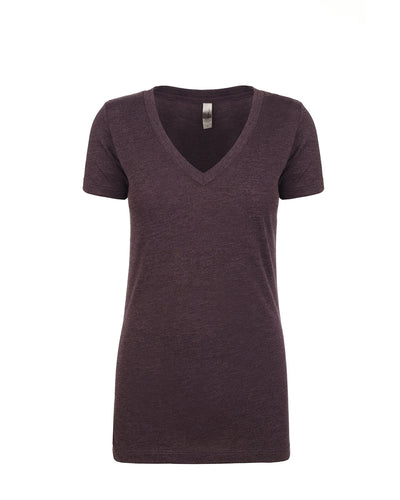 Next Level Women's Triblend Deep V-Neck