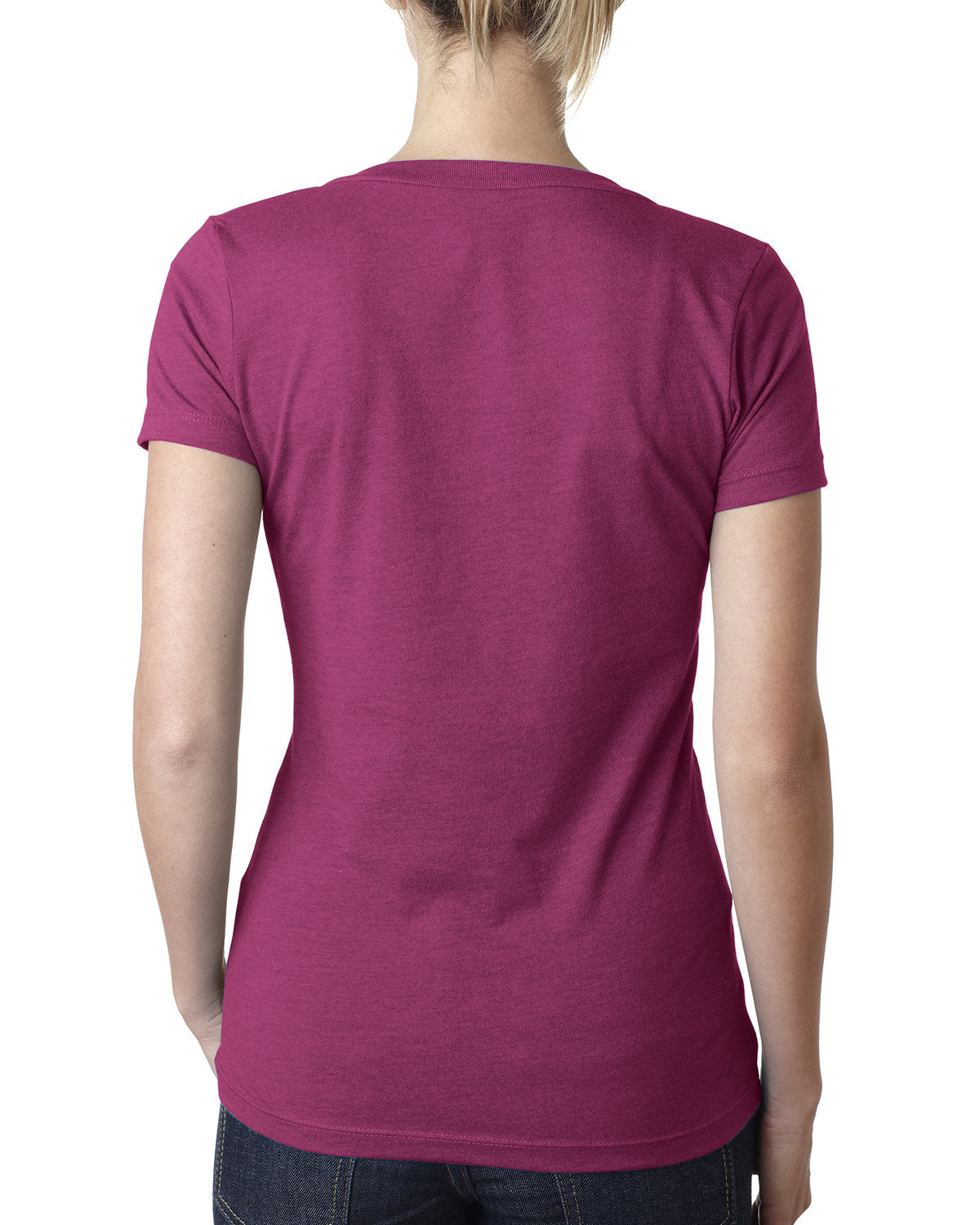 Next Level Women's Deep V-Neck T-Shirt