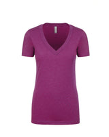 Next Level Women's Deep V-Neck T-Shirt