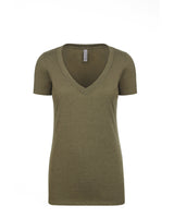 Next Level Women's Deep V-Neck T-Shirt