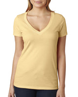 Next Level Women's Deep V-Neck T-Shirt