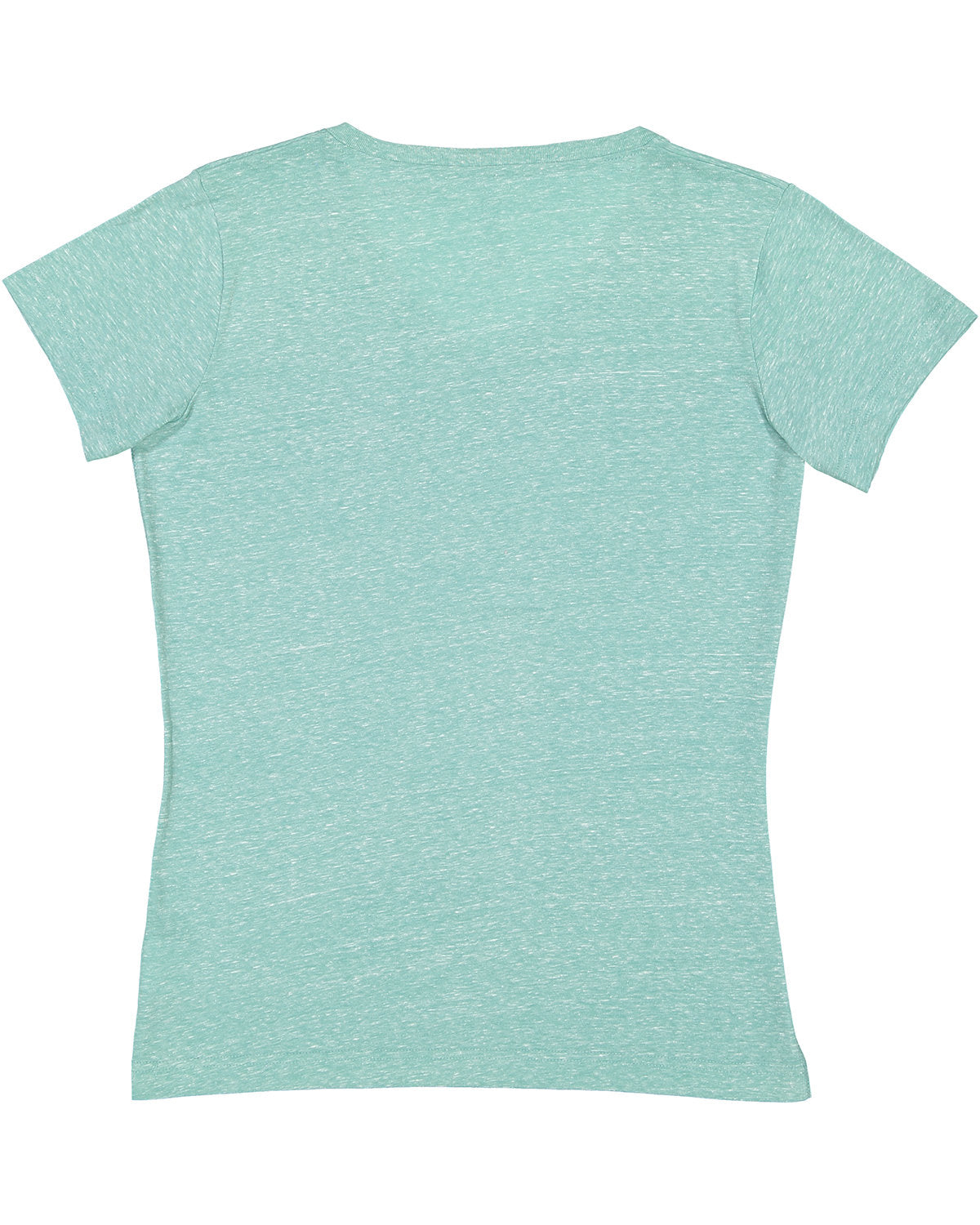 LAT Ladies' V-Neck Harborside Melange Jersey T-Shirt LAT