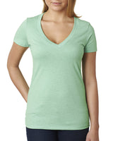 Next Level Women's Deep V-Neck T-Shirt